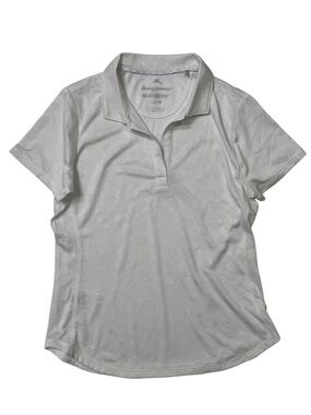 {Tommy Bahama} White Short Sleeve Pineapple Print Golf Polo Shirt WAT44